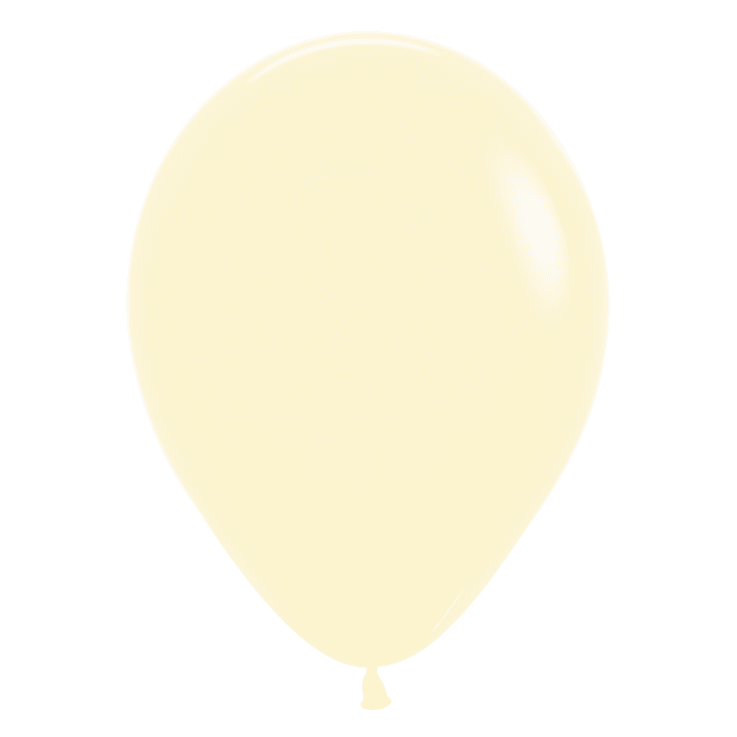 Bio Luftballon Bioloons® 30cm pastellgelb matt 50 Stück