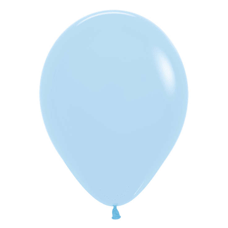 Bio Luftballon Bioloons® 30cm pastellblau matt 50 Stück