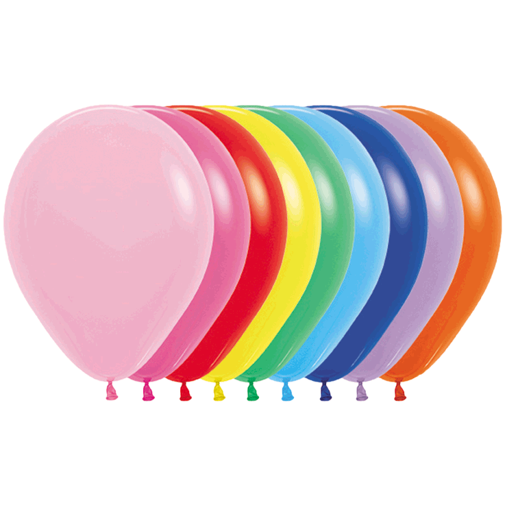 Bio Luftballon Bioloons® 30cm - 000 Standard Mischung 12 Stück