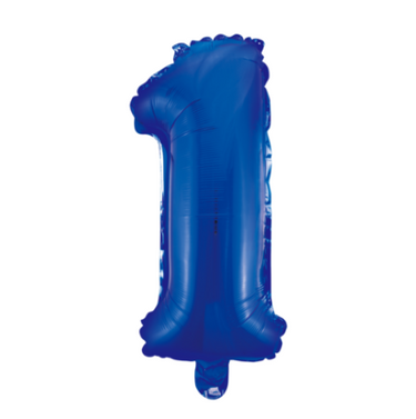 Luftballon Zahl Blau 0-9 (41cm)