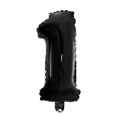 Luftballon Zahl Schwarz 0-9 (41cm)