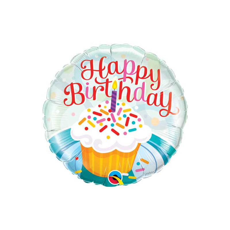 Happy Birthday Cupcake Luftballon