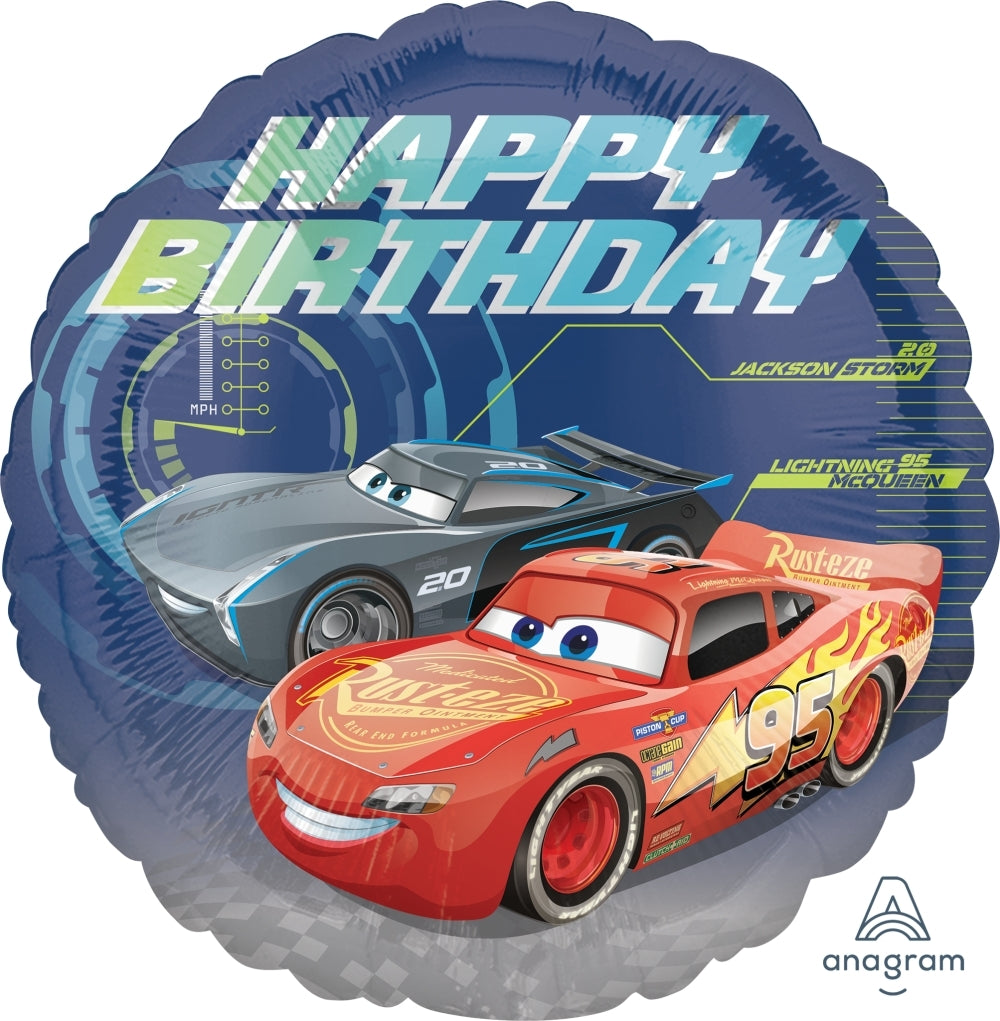 Happy Birthday Cars Luftballon