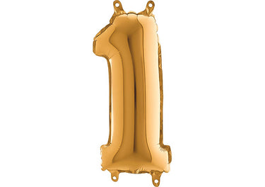 Luftballon XXL Zahl 0-9 gold (66 cm)